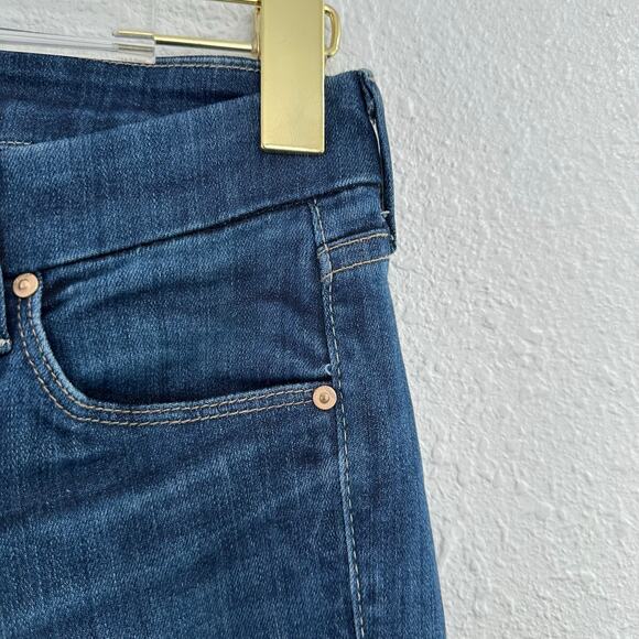 Mother Jeans The Looker in Smooth Moves Size 24 High Rise Denim Skinny Leg - Picture 4 of 9